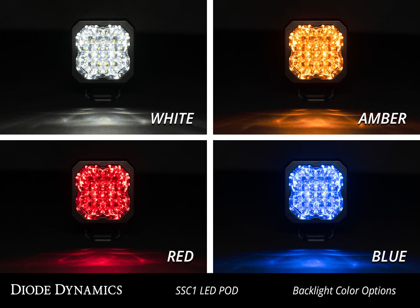 Stage Series C1 LED Pod Pro White Spot Standard RBL Each Diode Dynamics