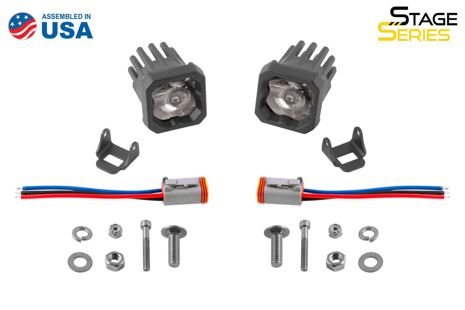 Stage Series C1 LED Pod Pro White Spot Standard BBL Pair Diode Dynamics