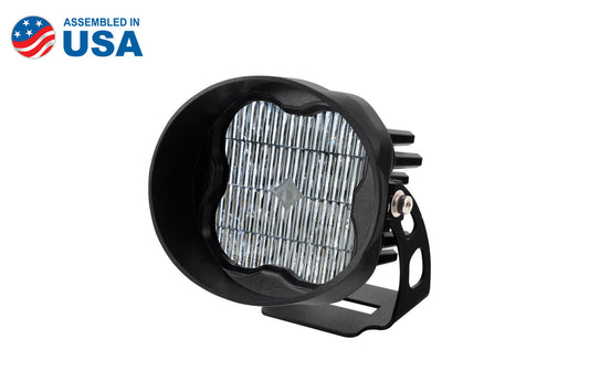 SS3 LED Pod Max White SAE Fog Angled LH Single Diode Dynamics