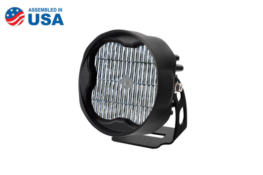 SS3 LED Pod Max White SAE Fog Angled RH Single Diode Dynamics