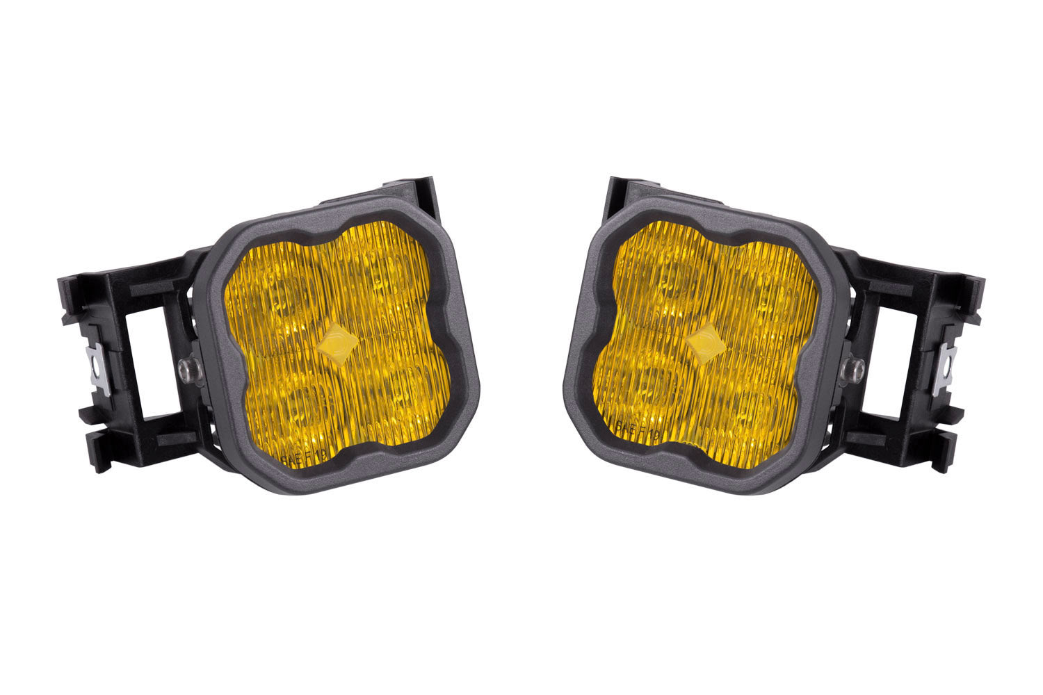 SS3 Type X LED Fog Light Kit Yellow SAE Fog Pro Diode Dynamics
