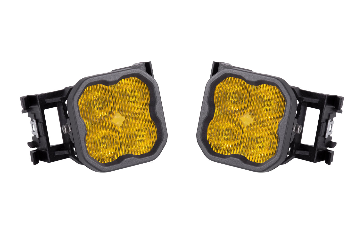 SS3 Type X LED Fog Light Kit Yellow SAE Fog Pro Diode Dynamics