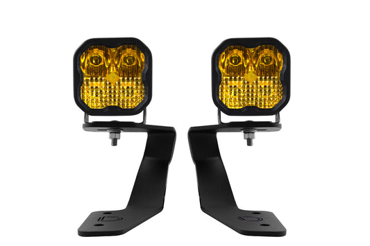 SS3 LED Ditch Light Kit for 2018-2021 Subaru Crosstrek, Pro Yellow Combo Diode Dynamics