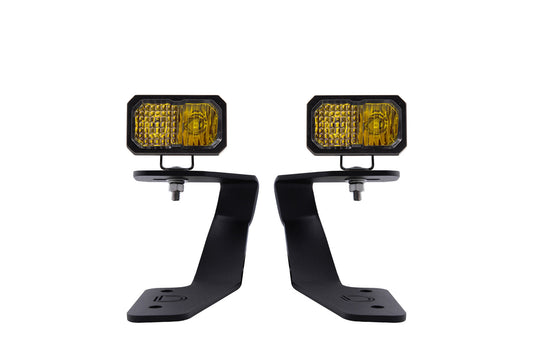 Stage Series 2in LED Ditch Light Kit for 2018-2021 Subaru Crosstrek, Sport Yellow Combo