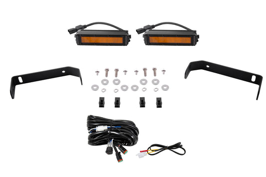 SS6 LED Lightbar Kit for 2019-2021 Ford Ranger, Amber Wide