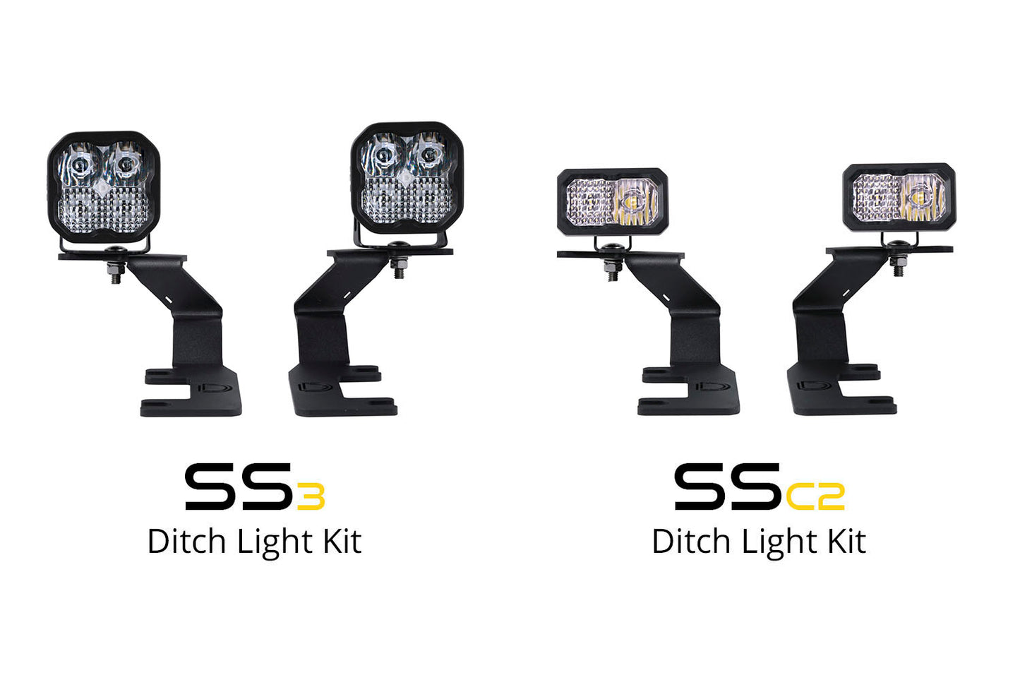 SS3 LED Ditch Light Kit for 2015-2021 Colorado/Canyon, Sport Yellow Combo Diode Dynamics