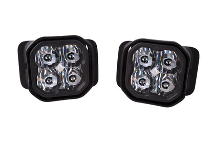 SS3 LED Pod Max Type F2 Kit Yellow SAE Fog Diode Dynamics