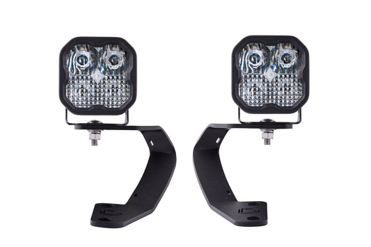 SS3 LED Ditch Light Kit for 2010-2021 Toyota 4Runner Sport White Combo Diode Dynamics