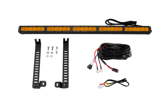 SS30 Single Stealth Lightbar Kit for 2014-2019 Toyota 4Runner Amber Driving Diode Dynamics