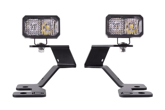 Stage Series 2in LED Ditch Light Kit for 2021 Ford Bronco Sport, Pro White Combo Diode Dynamics
