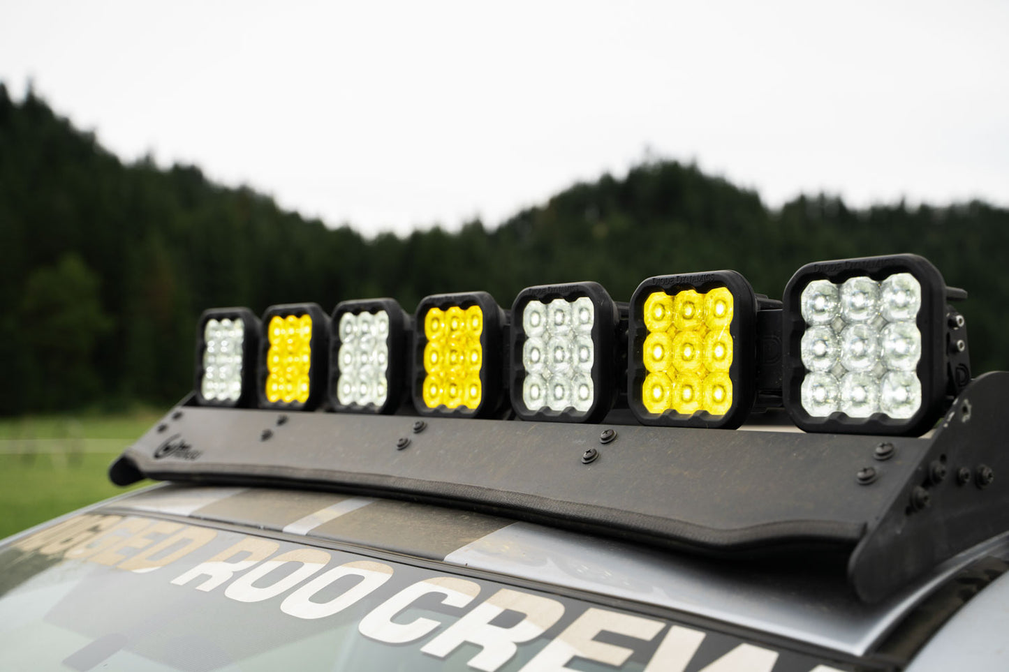 SS5 Pro Universal CrossLink 7-Pod Lightbar White Driving Diode Dynamics