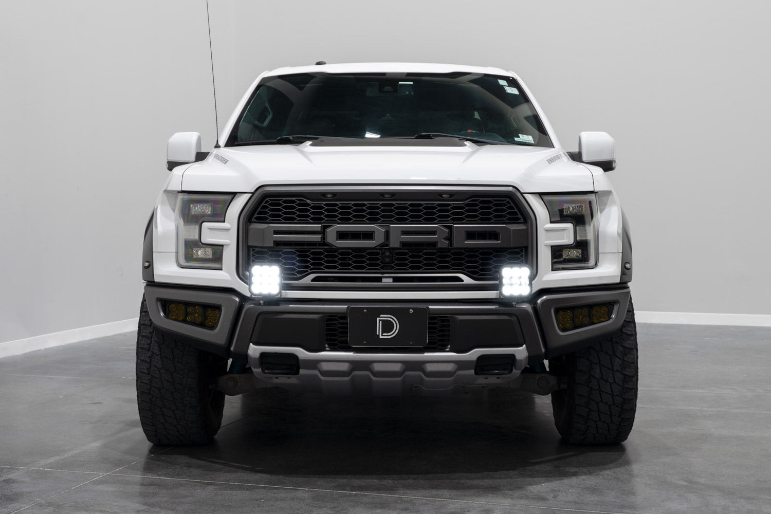 SS5 Bumper LED Pod Light Kit for 2017-2020 Ford Raptor Sport Yellow Driving Diode Dynamics