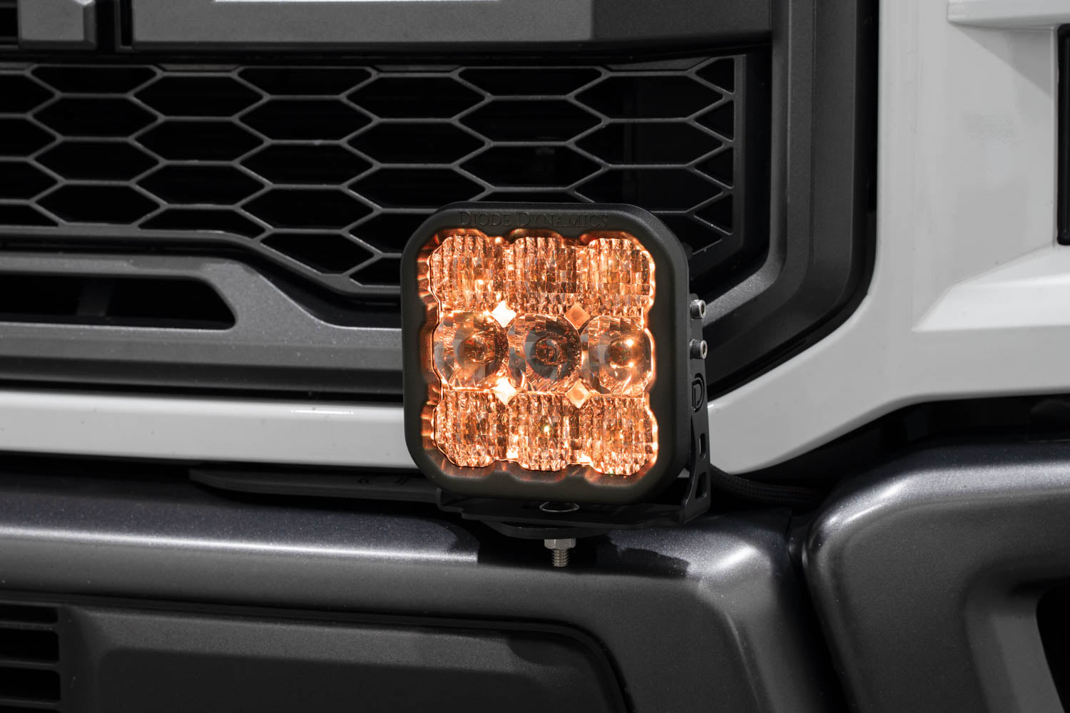 SS5 Bumper LED Pod Light Kit for 2017-2020 Ford Raptor Sport Yellow Driving Diode Dynamics