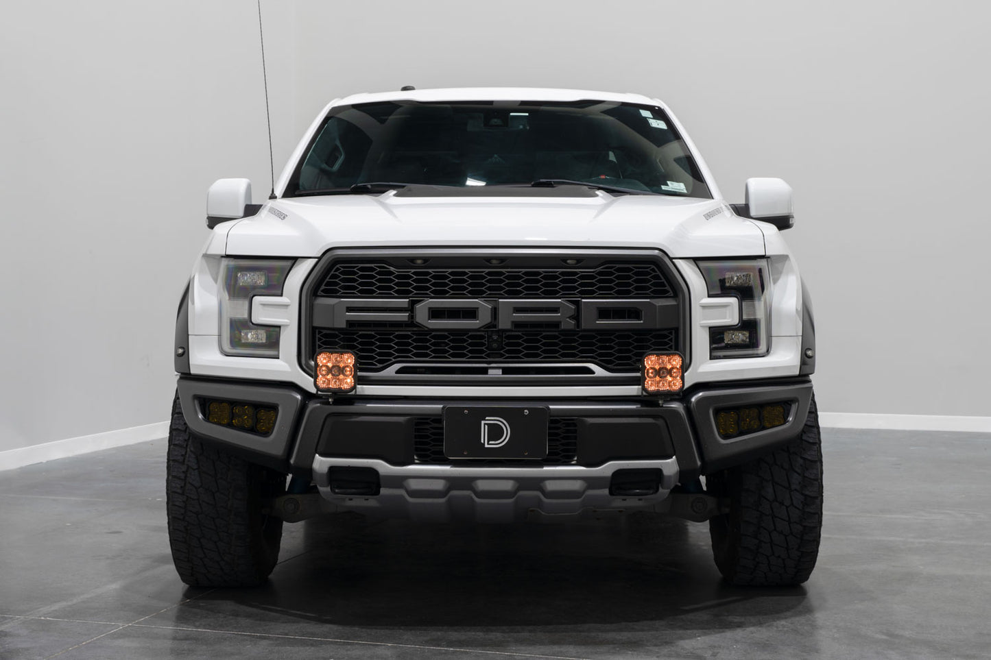SS5 Bumper LED Pod Light Kit for 2017-2020 Ford Raptor Sport Yellow Driving Diode Dynamics