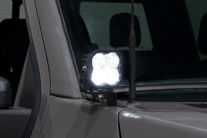 Stage Series Backlit Ditch Light Kit for 2021-2022 Ford F-150, SSC2 Pro White Combo Diode Dynamics