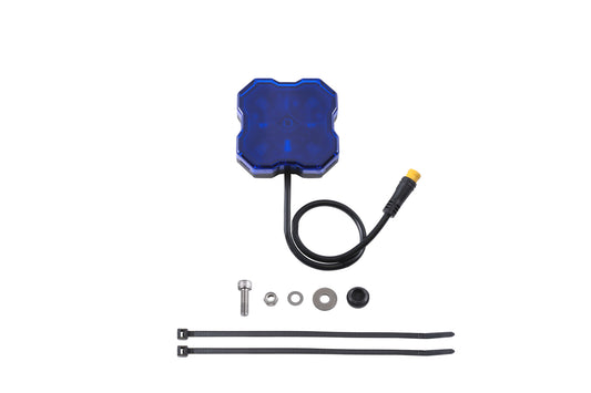 Stage Series Single-Color LED Rock Light, Blue M8 (one)