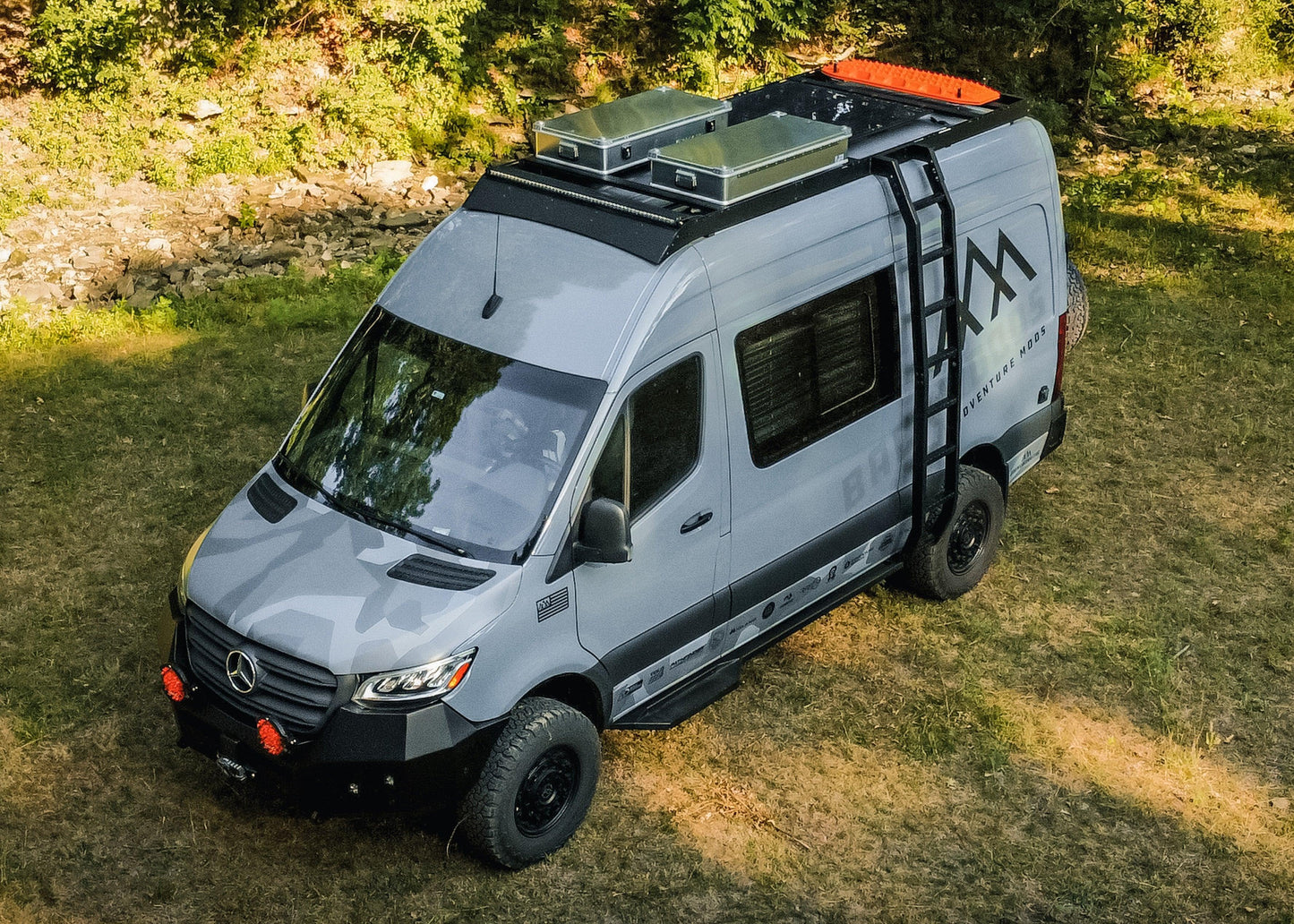 Mercedes Sprinter & Sprinter Revel (2007+) DRIFTR Roof Rack - Backwoods Adventure Mods