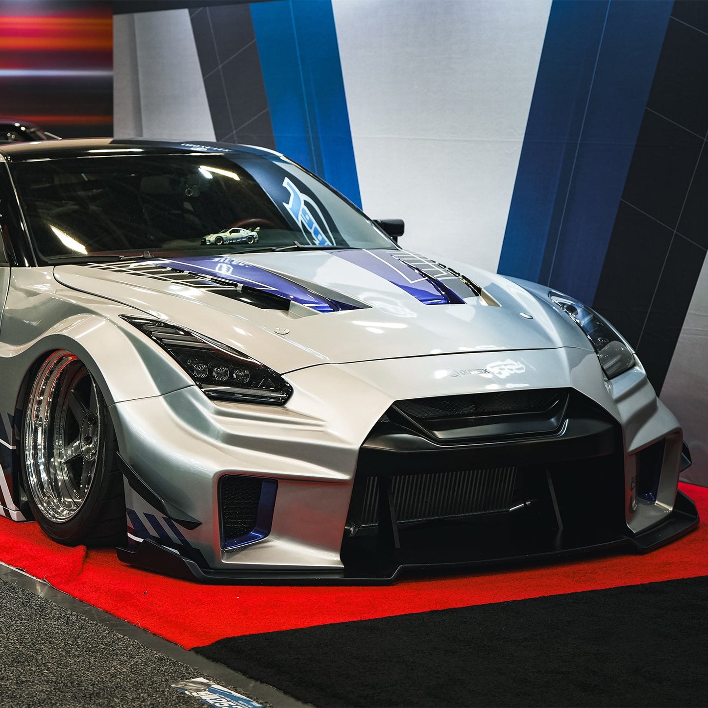 09-25 Nissan GT-R NOVA-Series LED Projector Headlights Alpha-Black | AlphaRex