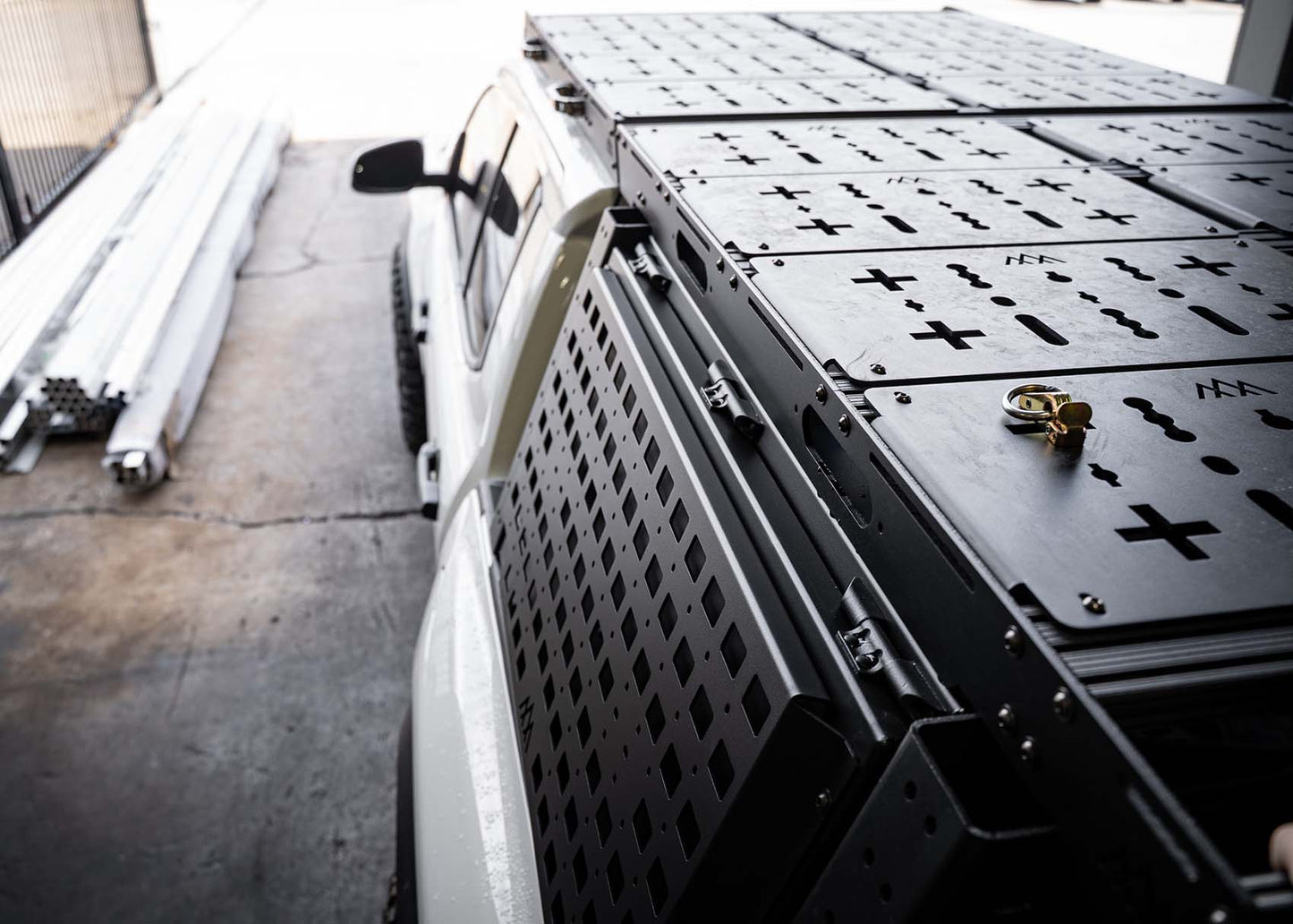 Aluminum Bed Rack Storage Box - Toyota Tacoma