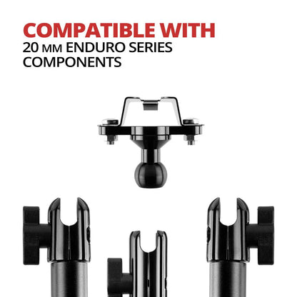 CB Microphone/2-Way Radio Holder | 20mm Ball