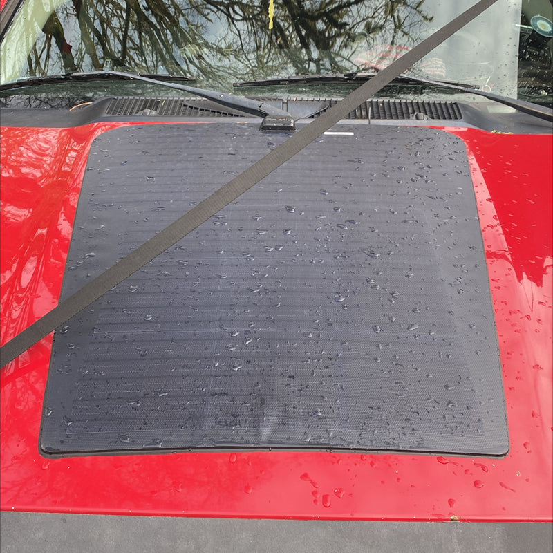 Dodge Ram 1500 2500 3500 3rd Gen (2002-2009) Lensun 90W Hood Flexible Solar Panel