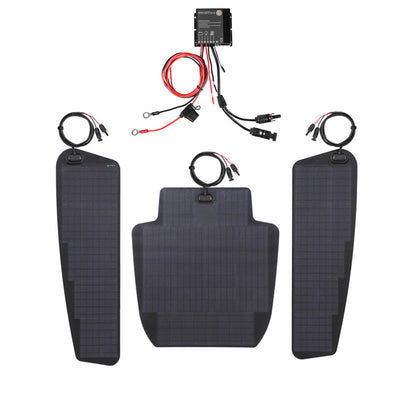 Dodge Ram HD 4th Gen (2010-2018) Lensun 150W Hood Flexible Solar Panel