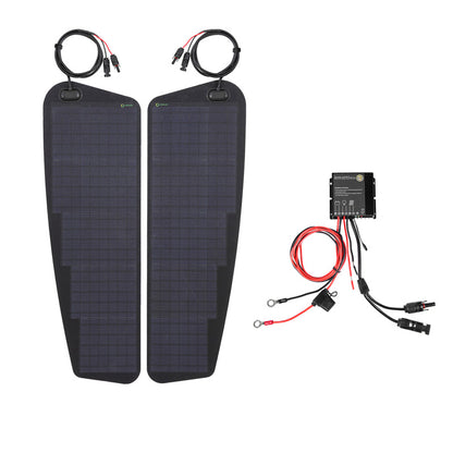 Dodge Ram HD 5th Gen (2019-Present) Lensun 70W Hood Flexible Solar Panel