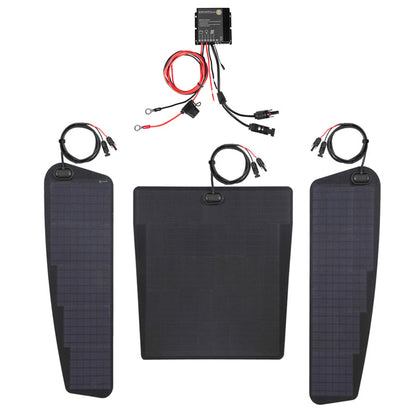 Dodge Ram HD 5th Gen (2019 to Present) Lensun 170W Hood Flexible Solar Panel