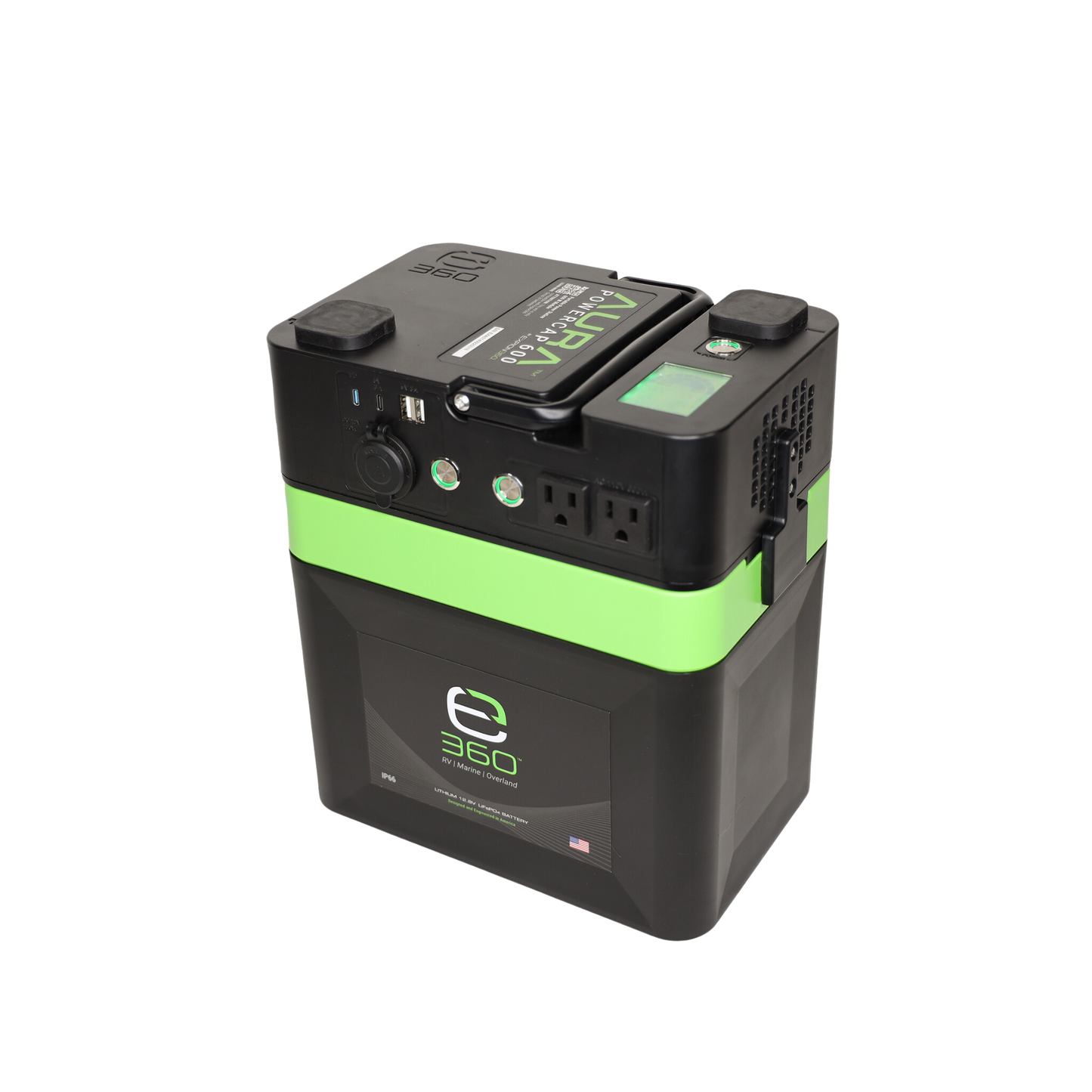 Aura PowerCap 600W Inverter with Bluetooth SmartTalk™