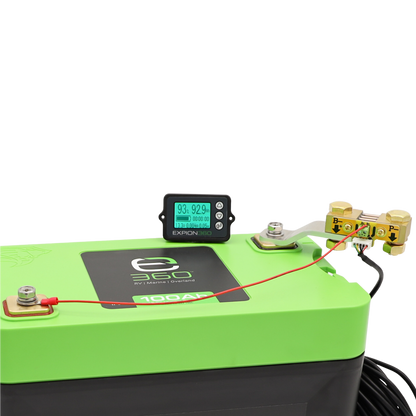 Lithium Battery Monitor Kit with Shunt (BM350) – High Precision LiFePO4 Fuel Gauge | Expion360
