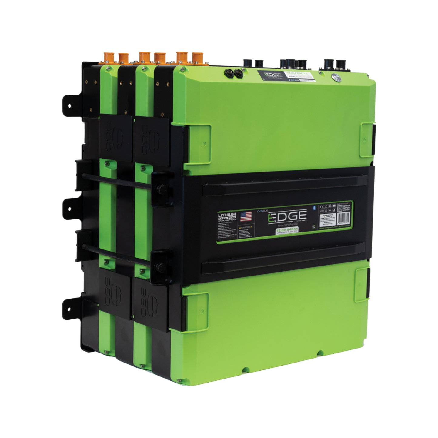 Edge EX2 3-Battery LiFePO4 Lithium Mounting Expansion Kit | Expion360