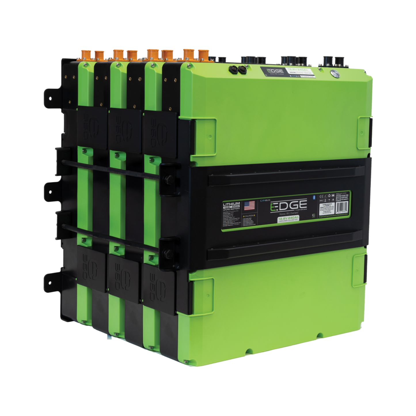 Edge EX2 4-Battery LiFePO4 Lithium Mounting Expansion Kit | Expion360