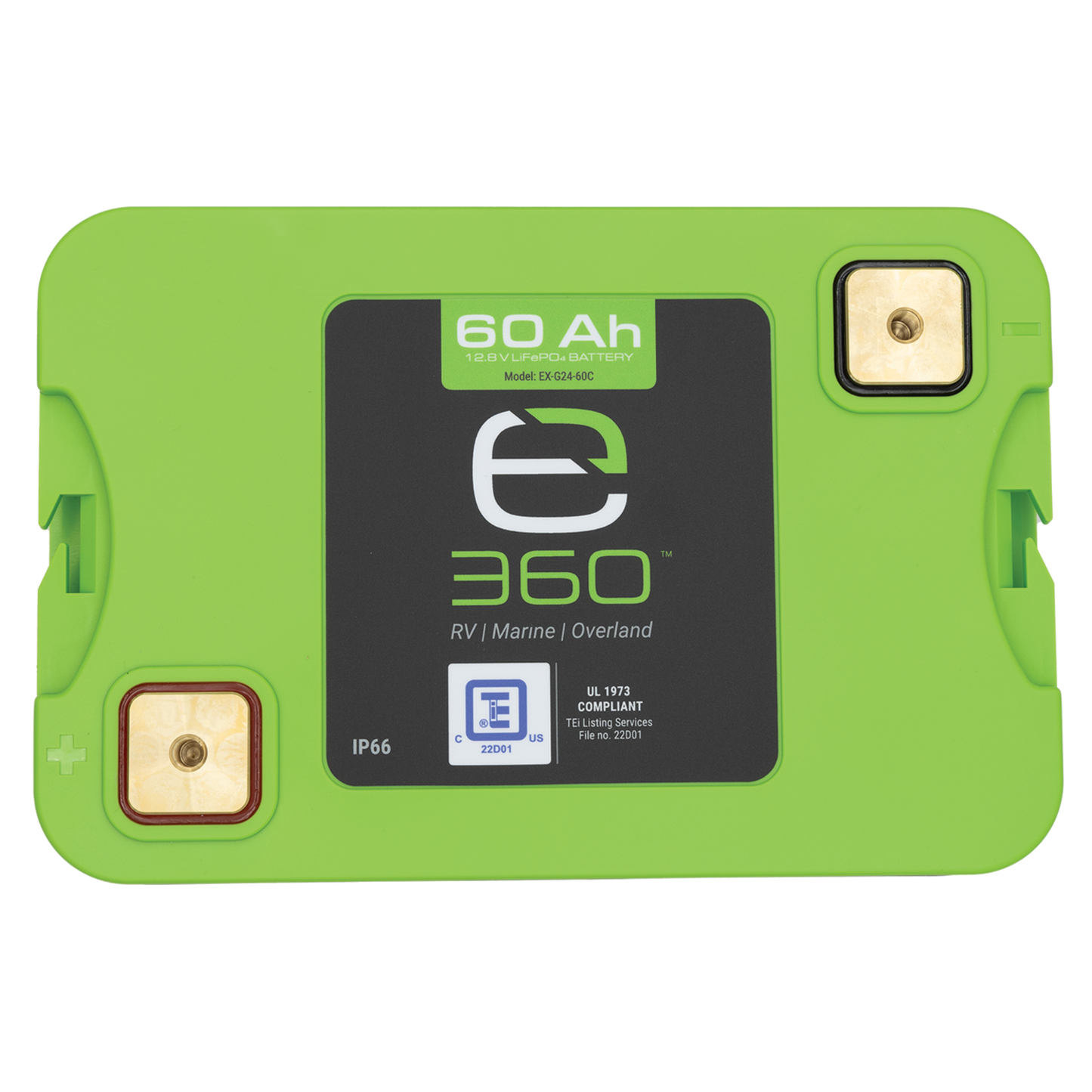 12V 60Ah LiFePO4 Lithium Battery – Group 24