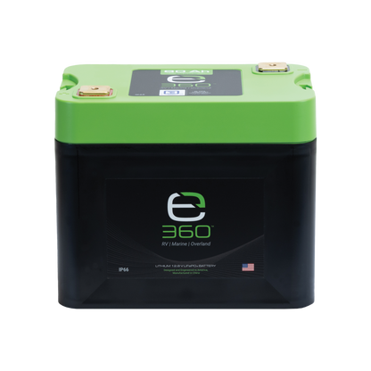 12V 80Ah LiFePO4 Lithium Battery – Group 24