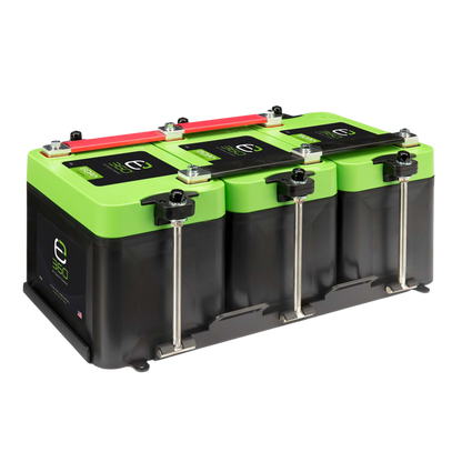 Group 24 3-Battery LiFePO4 Lithium Mounting Kit
