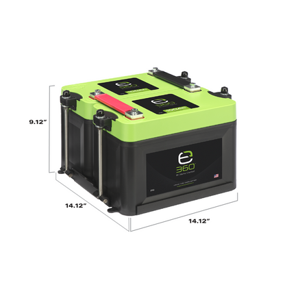 Group 27 2-Battery LiFePO4 Lithium Mounting Kit