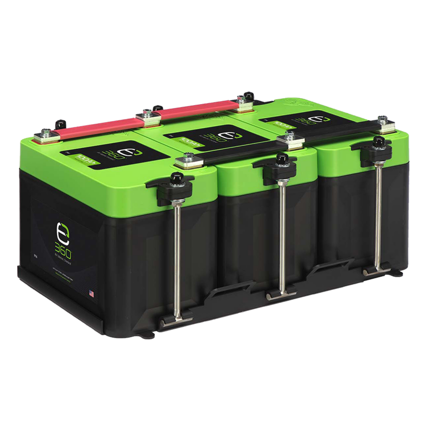 Group 27 3-Battery LiFePO4 Lithium Mounting Kit