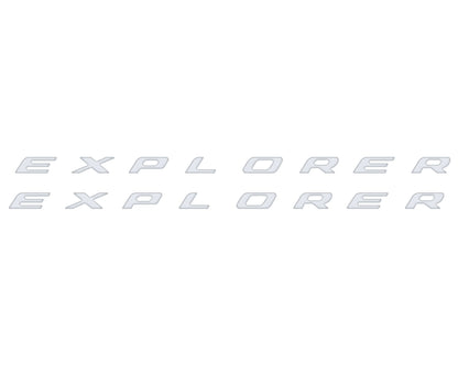Rocker Panel Letter Inserts Fits 2020-2027 Ford Explorer