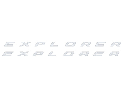 Rocker Panel Letter Inserts Fits 2020-2027 Ford Explorer