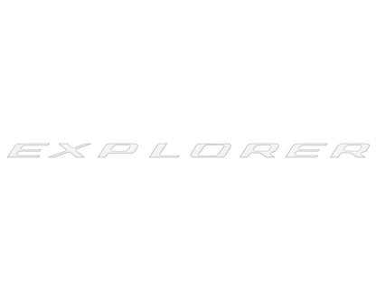 Lift Gate Letter Inserts Fits 2020-2024 Ford Explorer