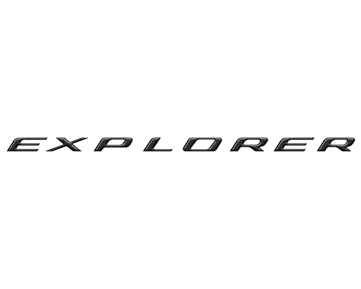 Liftgate Letter Overlays Fits 2025-2027 Ford Explorer