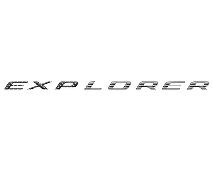 Liftgate Letter Overlays Fits 2025-2027 Ford Explorer