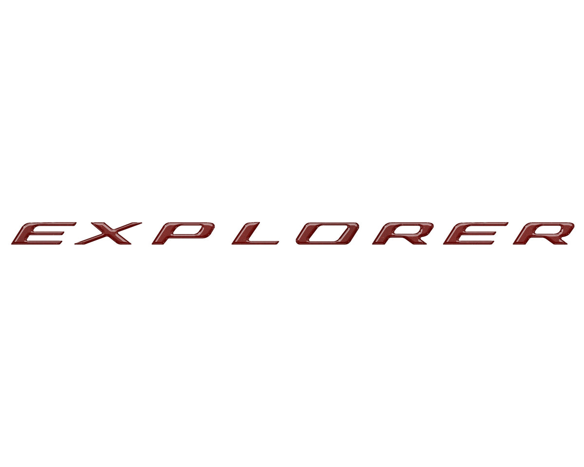 Liftgate Letter Overlays Fits 2025-2027 Ford Explorer