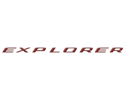 Liftgate Letter Overlays Fits 2025-2027 Ford Explorer