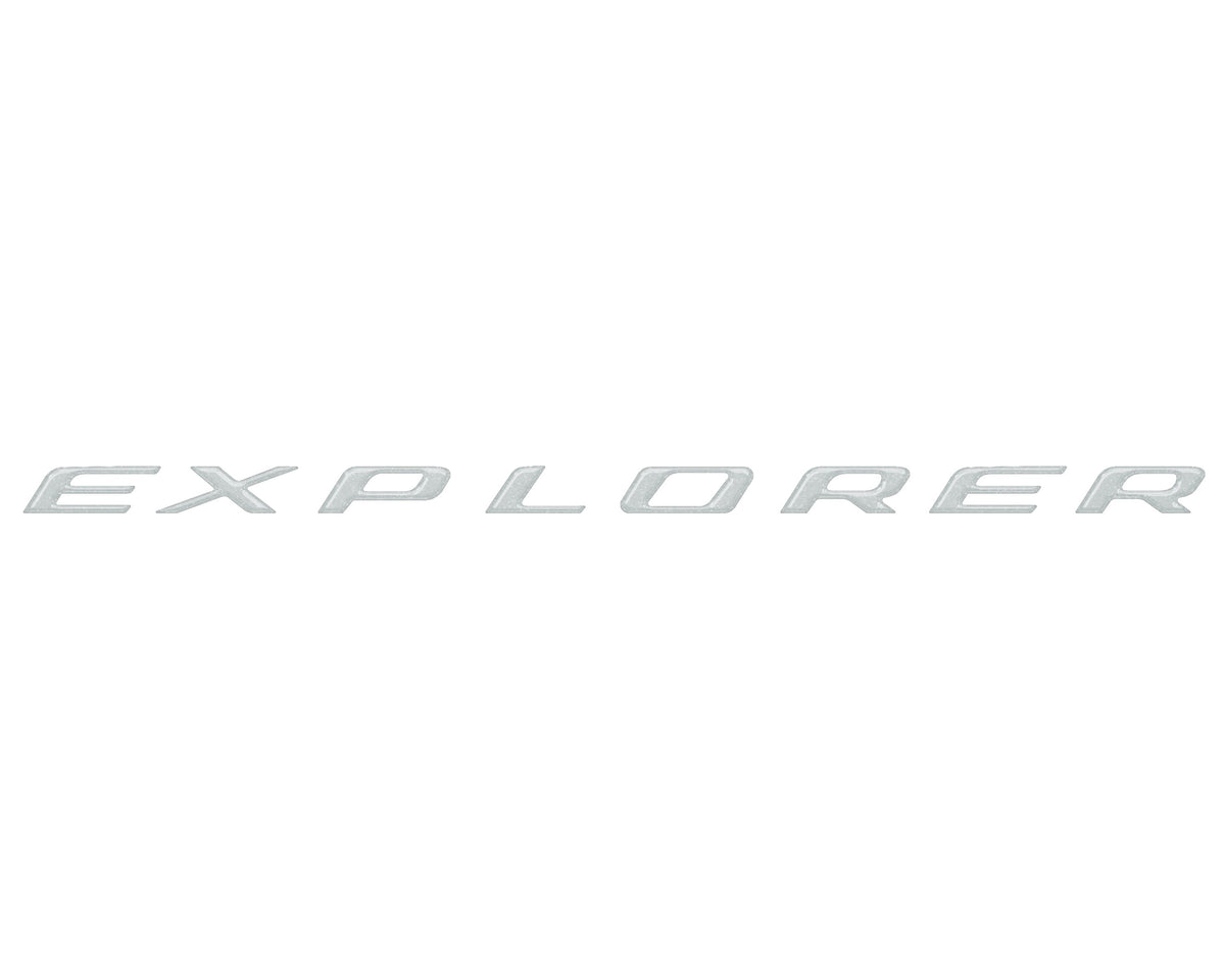 Liftgate Letter Overlays Fits 2025-2027 Ford Explorer