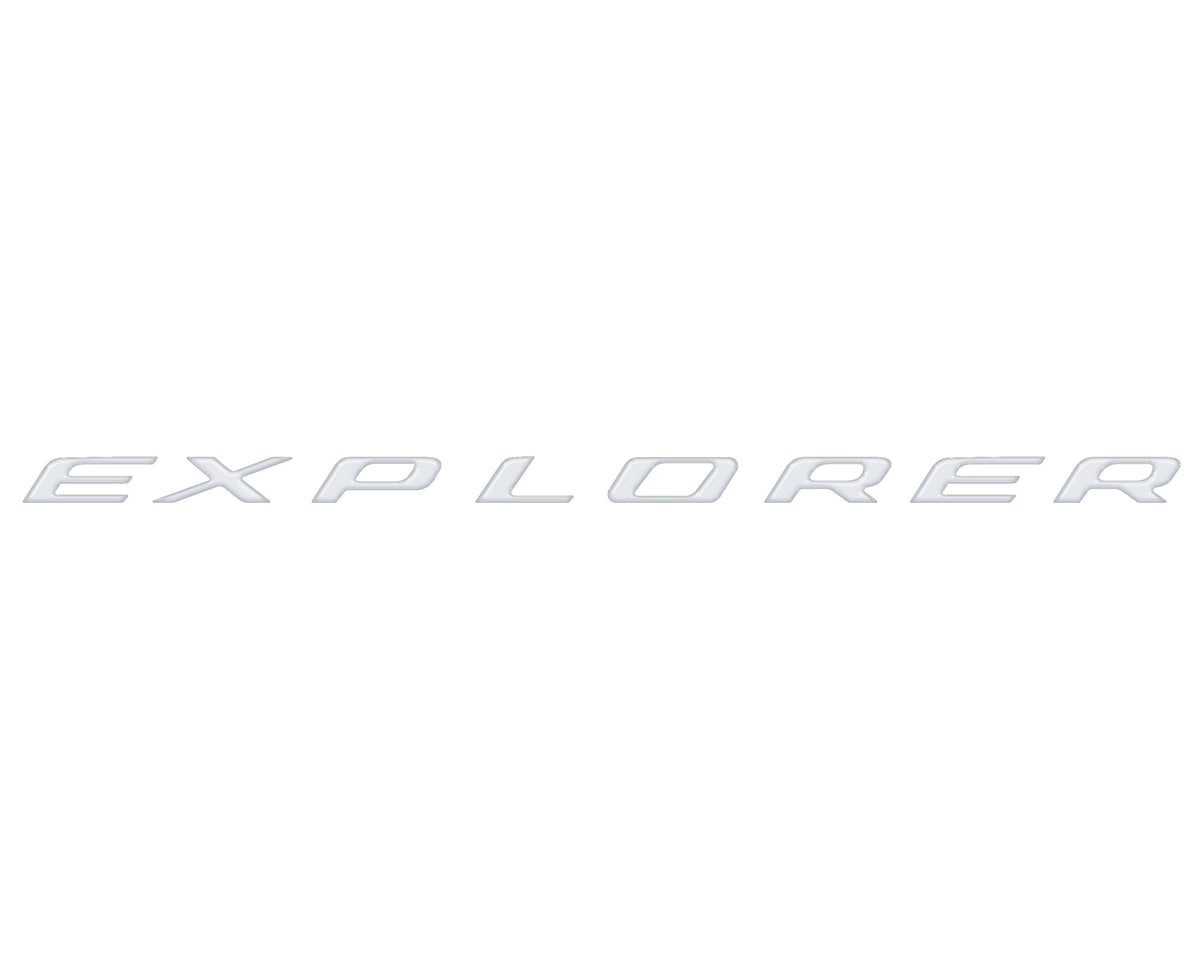 Liftgate Letter Overlays Fits 2025-2027 Ford Explorer