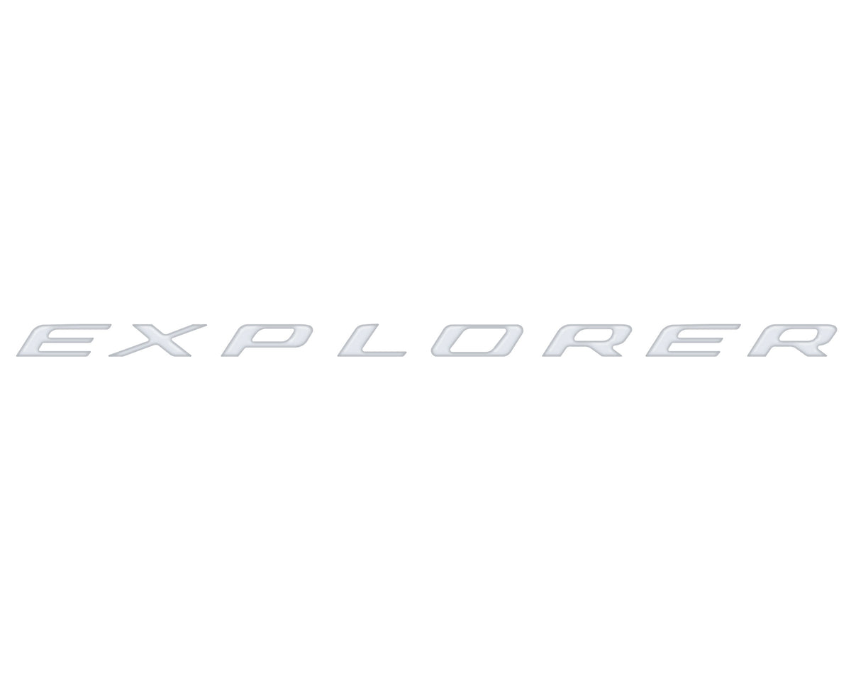 Liftgate Letter Overlays Fits 2025-2027 Ford Explorer