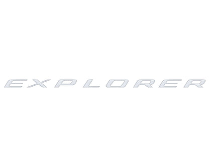 Liftgate Letter Overlays Fits 2025-2027 Ford Explorer