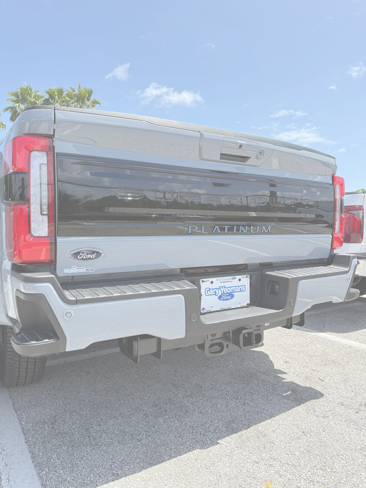 Platinum Tailgate Lettering Kit Fits 2025-2027 Ford Super Duty Platinum