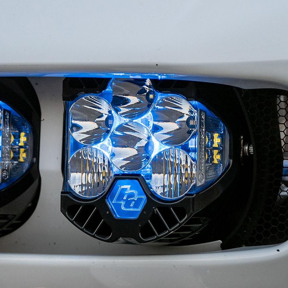 LP6 Pro LED Auxiliary Light Pod Light Pattern Driving/Combo Blue Backlight Baja Designs